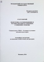 Подготовка к освобождению и ресоциализация осужденных к лишению свободы