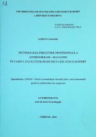 Metodologia pregătirii profesionale a antrenorilor - manageri în cadrul facultăților de educație fizică și sport