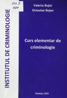 Curs elementar de criminologie