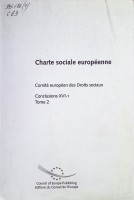 Comité européen des Droits sociaux: Charte sociale européenne. Conclusions XVI-1