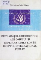 Declarațiile de drepturi ale omului și repercusiunile lor în dreptul internațional public