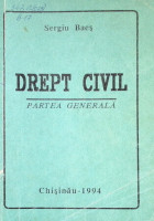 Drept civil : Partea generală