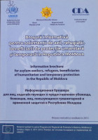 Broșură informativă pentru solicitanții de azil, refugiații, beneficiarii de protecție umanitară și temporară în Republica Moldova