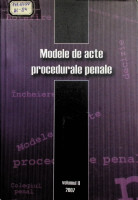 Modele de acte procedurale penale