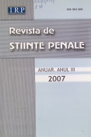 Revista de Științe Penale