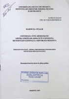 Controlul civil democratic asupra forțelor armate în contextul securității naționale a Republicii Moldova