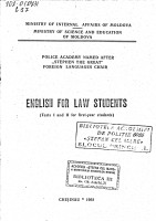 English for law students