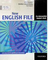 New english file.  Pre-intermediate Student”s Book