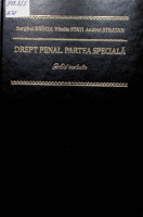 Drept penal. Partea specială