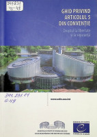 Ghid privind articolul 5 din Convenție. Dreptul la libertate și la siguranță