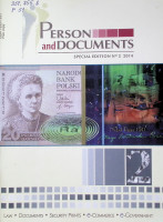 Person and Documents. Special edition, Nr. 2. 2014