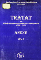 Tratat de Relaţii internaţionale moderne şi contemporane (1648-1947): Anexe