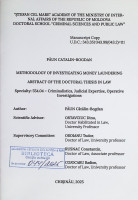 Methodology of investigating money laundering