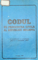 Codul de procedură civilă al Republicii Moldova