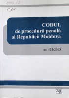 Codul de procdură penală al Republicii Moldova