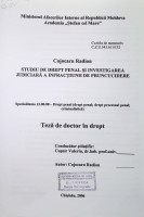 Studiu de drept penal și investigarea juridică a infracțiunii de pruncucidere