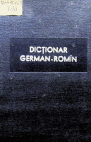 Dicționar german - romîn