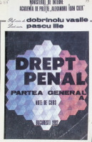 Drept penal. Partea generală. Note de curs