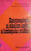 Epistemologia și analiza logică a limbajului științei