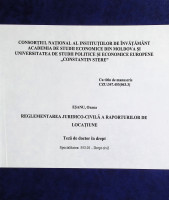 Reglementarea juridico-civilă a raporturilor de locațiune
