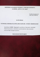 Economia subterană și spălarea banilor - studiu criminalistic