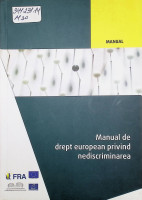 Manual de drept european privind nedescriminarea