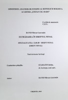 Extrădarea în dreptul penal