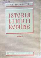 Istoria limbii romîne