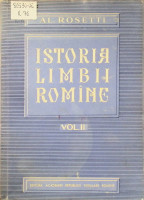 Istoria limbii romîne