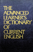 The advansed learner”s dictionary of current english