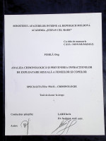 Analiza criminologică și prevenirea infracțiunilor de exploatare sexuală a femeilor și copiilor