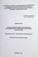 Analiza juridico-penală a infracțiunii de determinare sau înlesnire a sinuciderii - art. 150 CP RM: Rezumatul tezei de doctor în drept