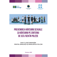 Prevenirea hărțuirii sexuale și hărțuirii pe criterii de sex/gen în poliție: Ghid cu recomandări pentru angajații și angajatele Poliției